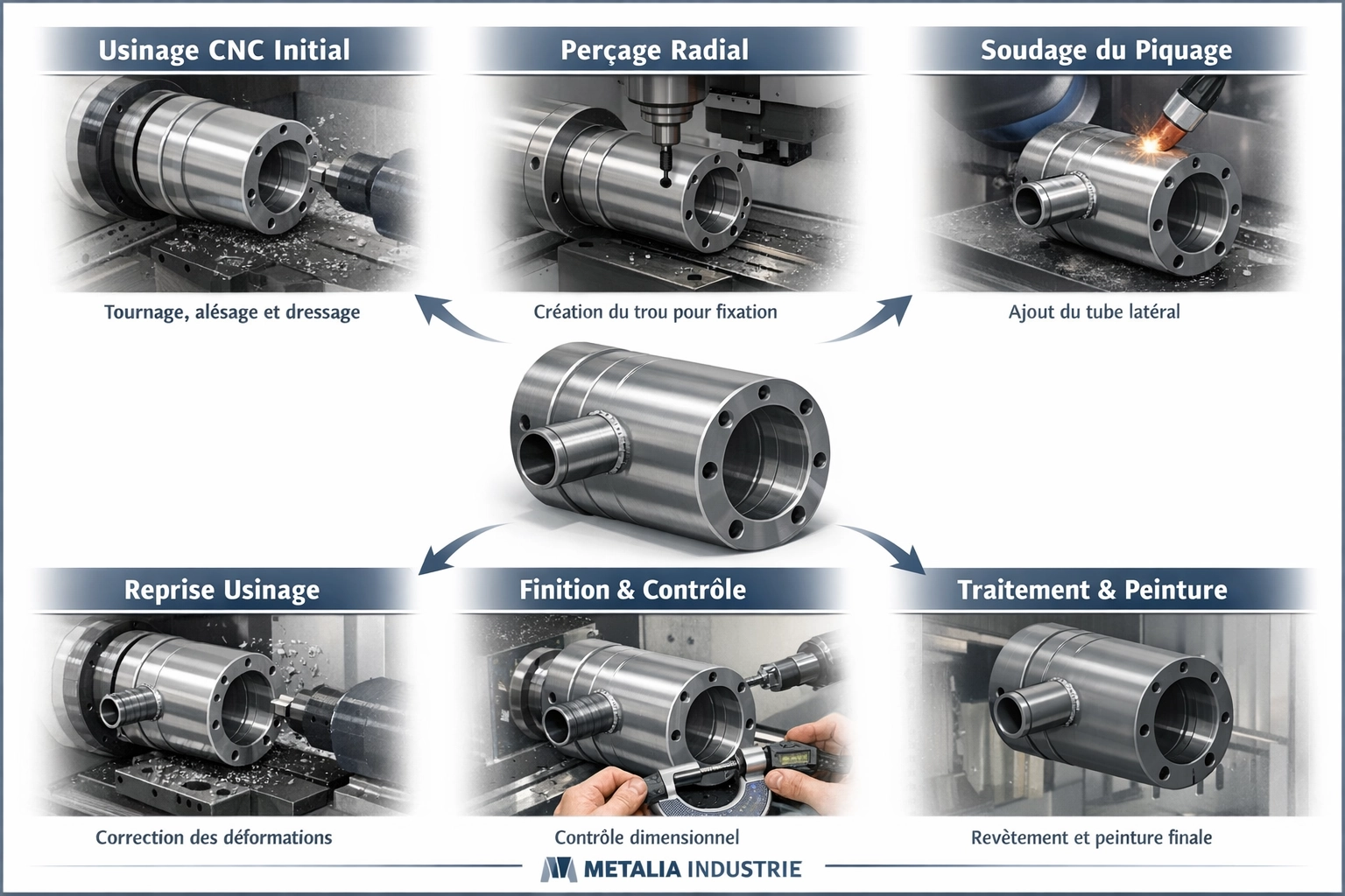 Fabricación de una pieza mecanizada